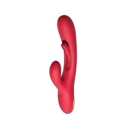 Bora G-Spot Tapping Rabbit Vibrator - Red